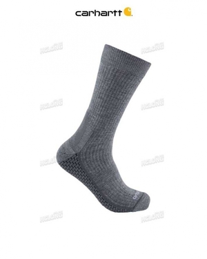 Asphalt Carhartt Force Grid Midweight Crew Sock - Danmark LDP-0860987