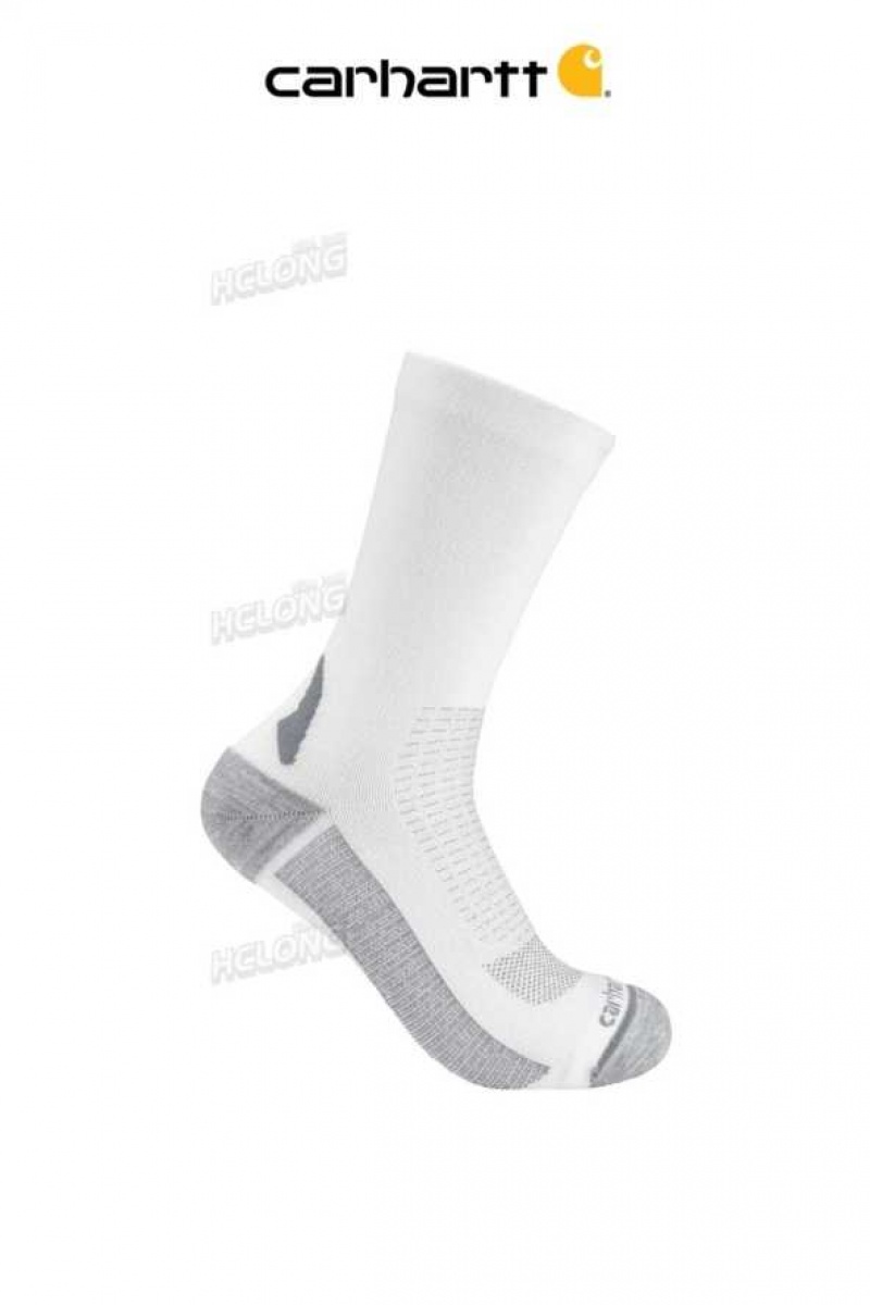 Blanche Carhartt Force Legere Crew Sock - Danmark DFO-9739370