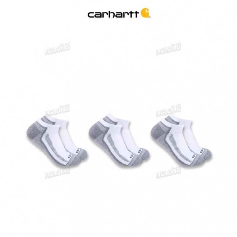 Blanche Carhartt Force Midweight Low-Cut Sock 3-Pack - Danmark UKX-5328662