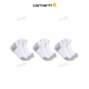 Blanche Carhartt Midweight Coton Blend Low Cut Sock 3-Pack - Danmark RGD-4427991