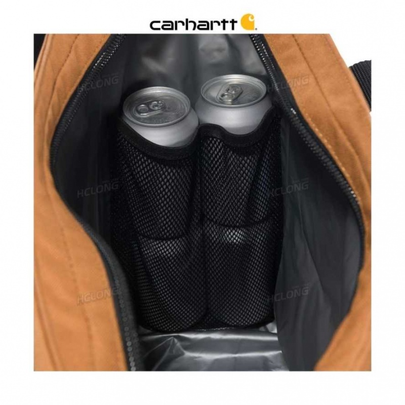 Marron Carhartt Insulated 40 Can Backpack Tote - Danmark HLZ-3365456