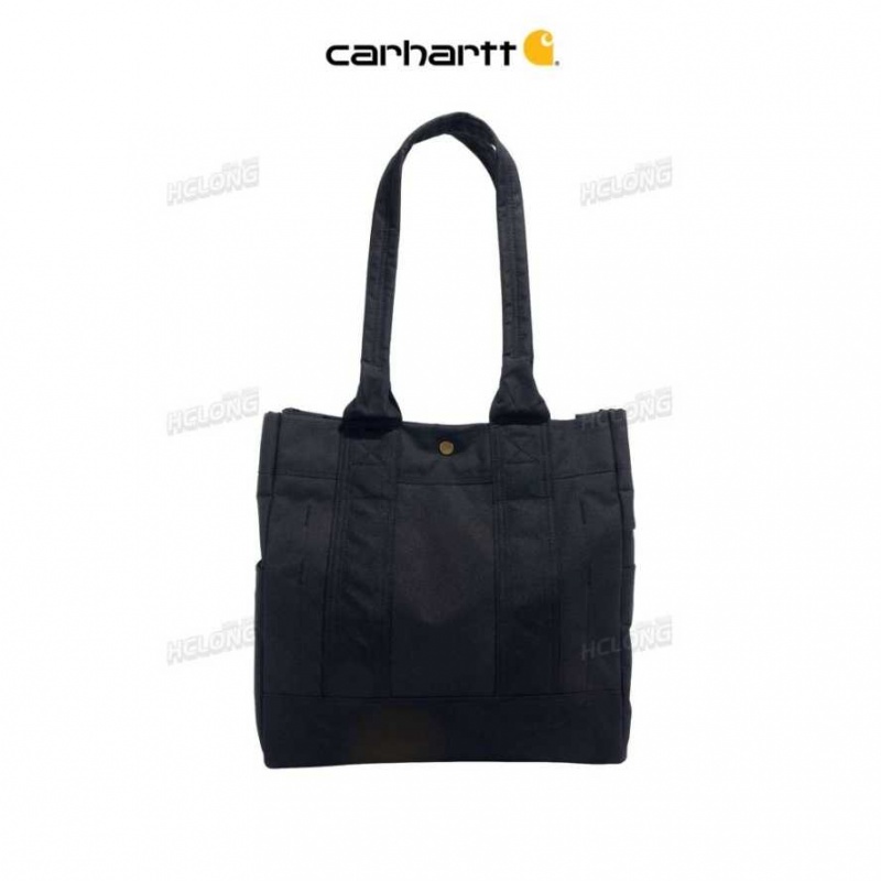 Noir Carhartt Vertical Snap Tote - Danmark RJK-5083519