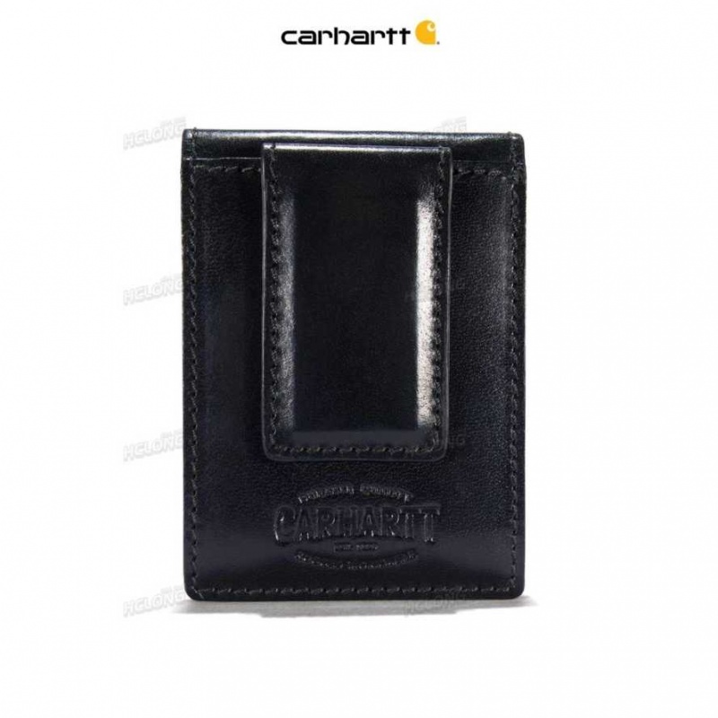 Noir Carhartt Front Pocket Wallet - Danmark FFO-9518332