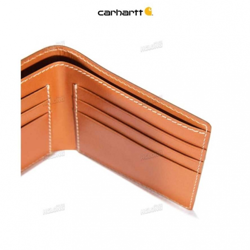 Marron Carhartt Rough Cut Bifold Wallet - Danmark HDX-8347855