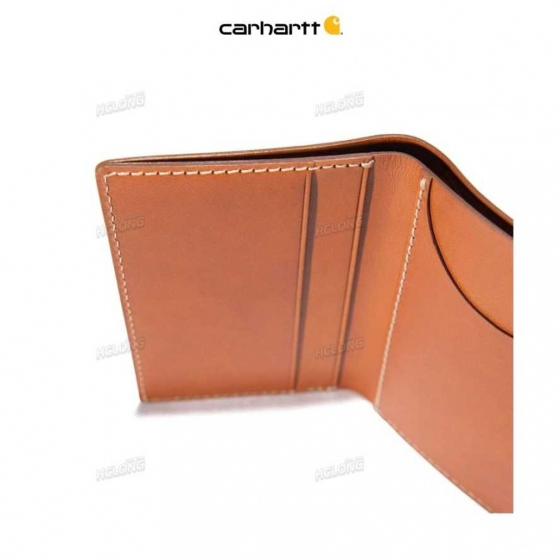 Marron Carhartt Rough Cut Trifold - Danmark GBS-5834546