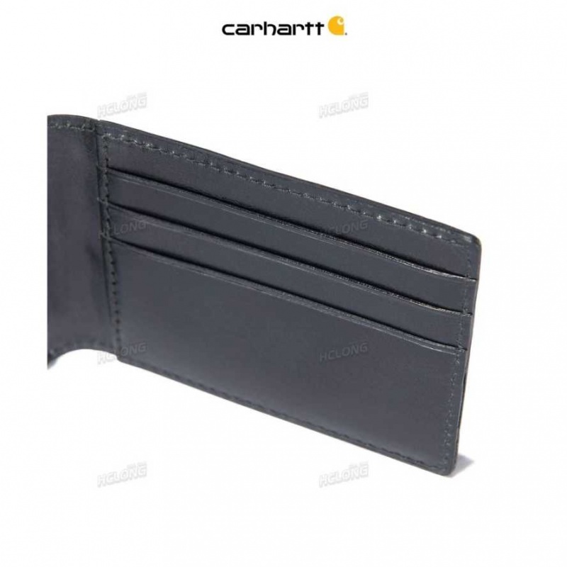 Noir Carhartt Front Pocket Wallet - Danmark FFO-9518332