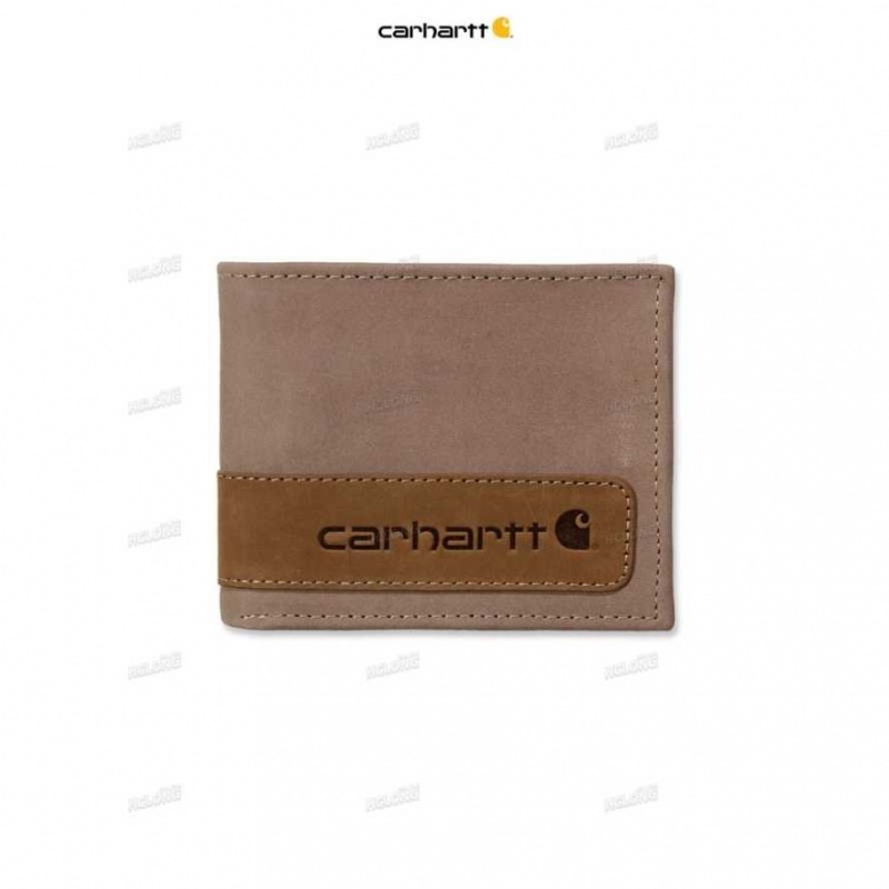 Marron Carhartt Two Tone Passcase Wallet - Danmark TUB-5434765