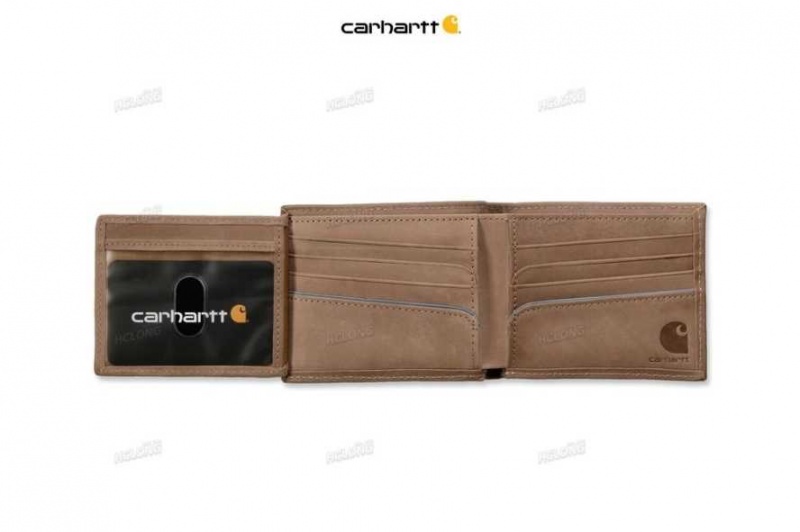 Marron Carhartt Two Tone Passcase Wallet - Danmark TUB-5434765