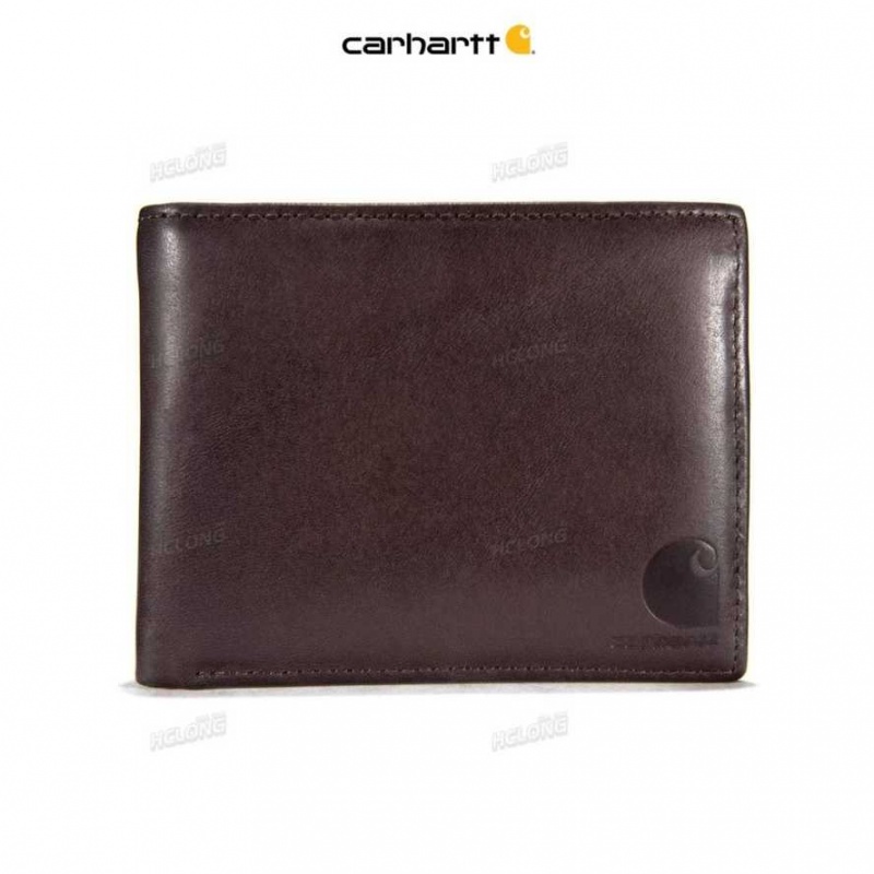 Marron Carhartt Oil Tan Passcase Wallet - Danmark NTE-0291457