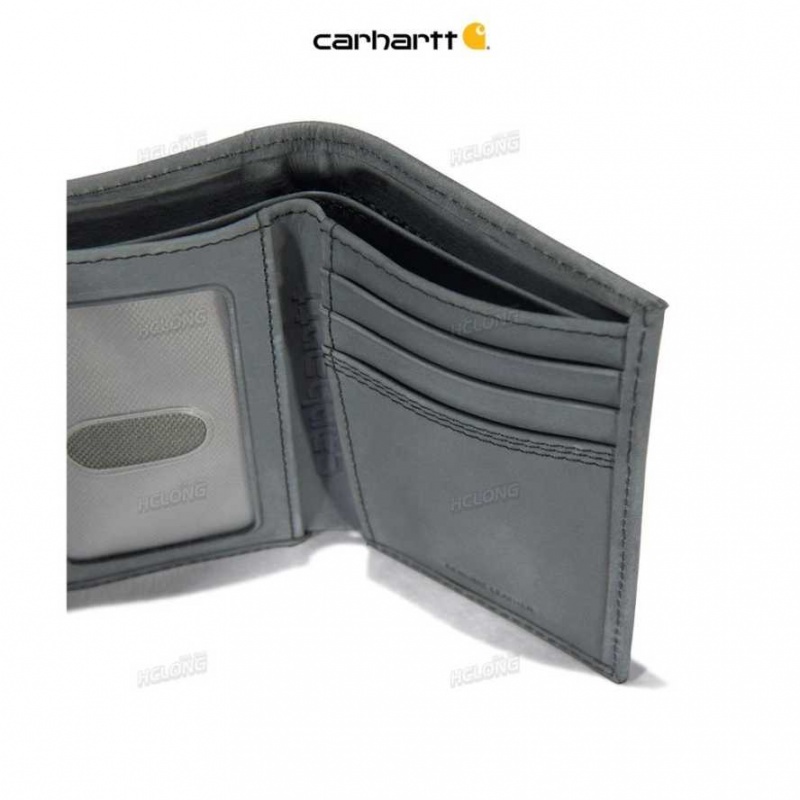 Noir Carhartt Detroit Trifold Wallet - Danmark ARF-4068034