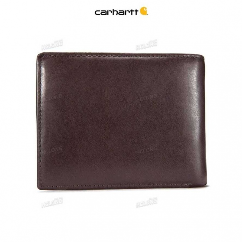 Marron Carhartt Oil Tan Passcase Wallet - Danmark NTE-0291457