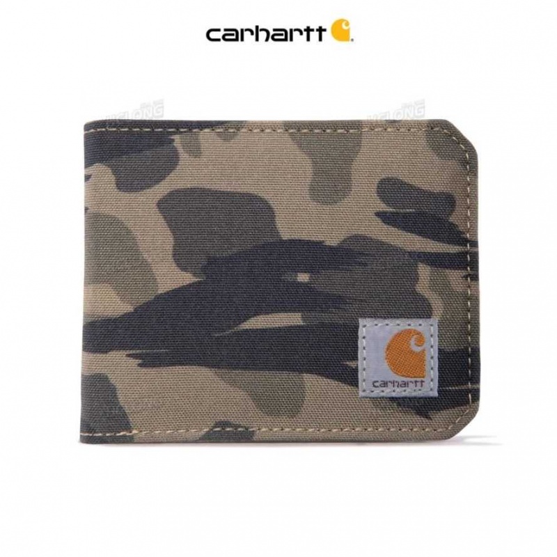 Camouflage Carhartt Nylon Duck Bifold Wallet - Danmark FTA-8516293