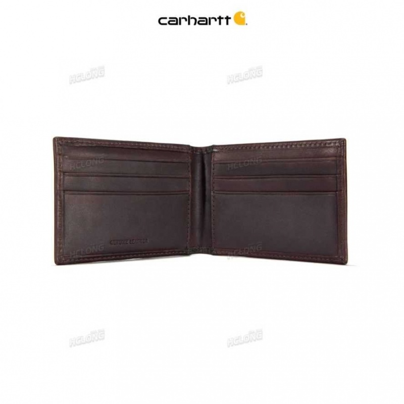 Marron Carhartt Oil Tan Front Pocket Wallet - Danmark HPO-0053489