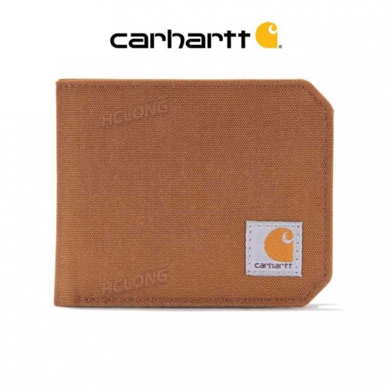 Marron Carhartt Nylon Duck Bifold Wallet - Danmark RKN-7368341