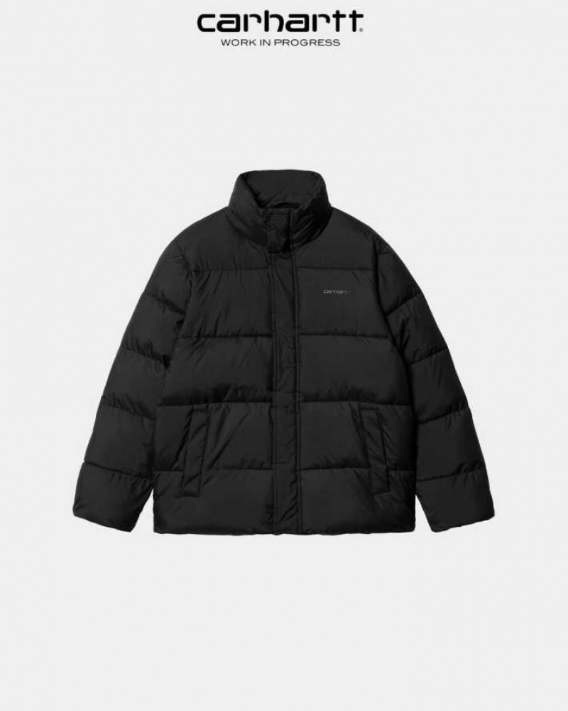 Noir Carhartt Wip Doville Jacket - Danmark SMW-3917036