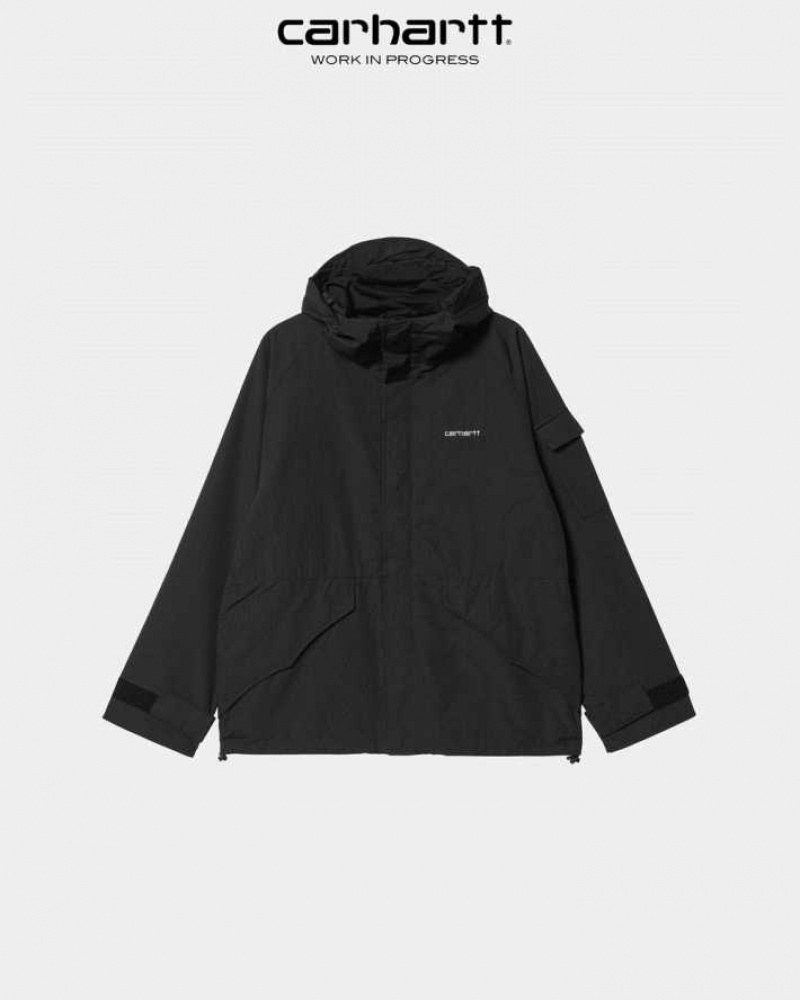 Noir Carhartt Wip Prospector Jacket (D'hiver) - Danmark ZQC-7561832