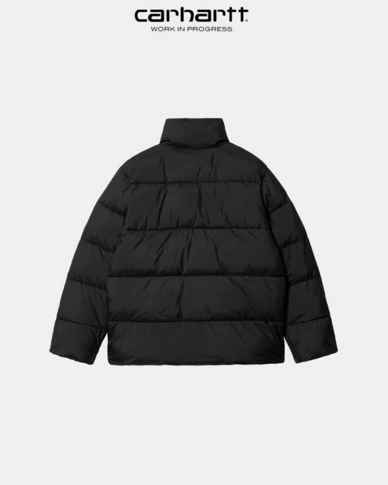 Noir Carhartt Wip Doville Jacket - Danmark SMW-3917036