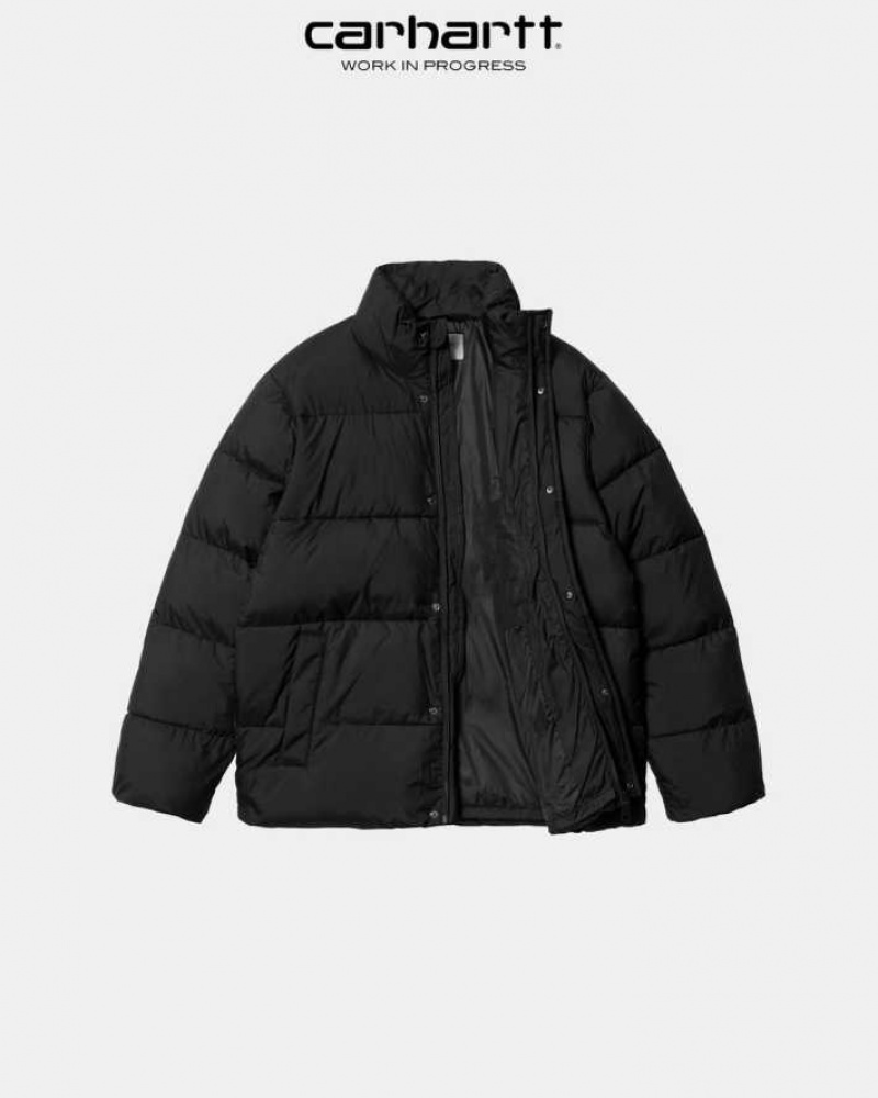 Noir Carhartt Wip Doville Jacket - Danmark SMW-3917036