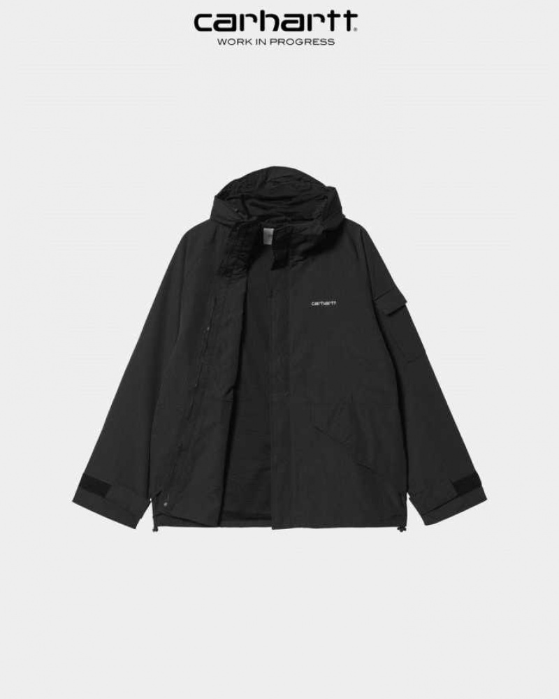 Noir Carhartt Wip Prospector Jacket (D'hiver) - Danmark ZQC-7561832