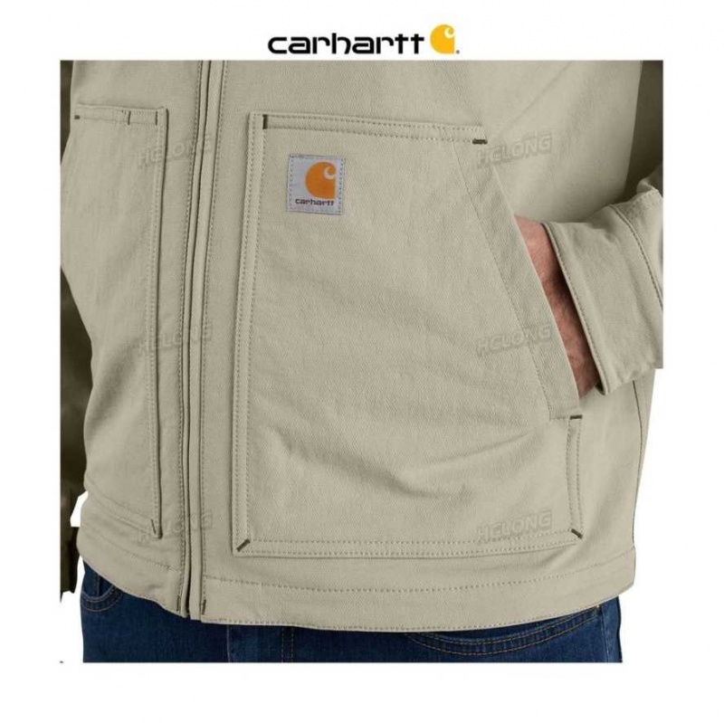 Greige Carhartt Super Dux Relaxed Fit Legere Soft Shell Jacket - Danmark YCZ-3511916