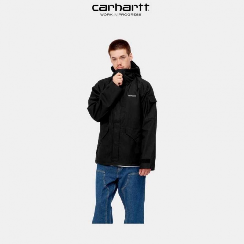 Noir Carhartt Wip Prospector Jacket (D'hiver) - Danmark ZQC-7561832