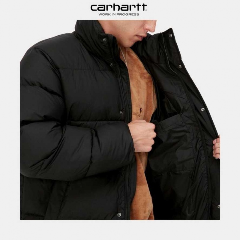 Noir Carhartt Wip Doville Jacket - Danmark SMW-3917036