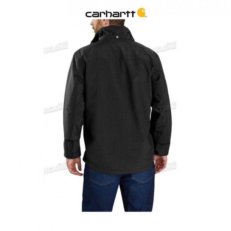 Noir Carhartt Storm Defender Loose Fit Heavyweight Jacket - Danmark ARV-4990680