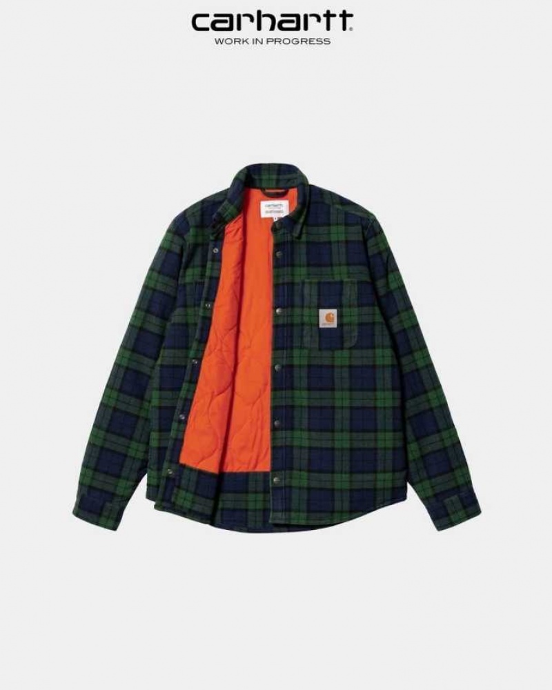 Vert Carhartt Wip WIP x Quartersnacks Shirt Jacket - Danmark TNB-3793917