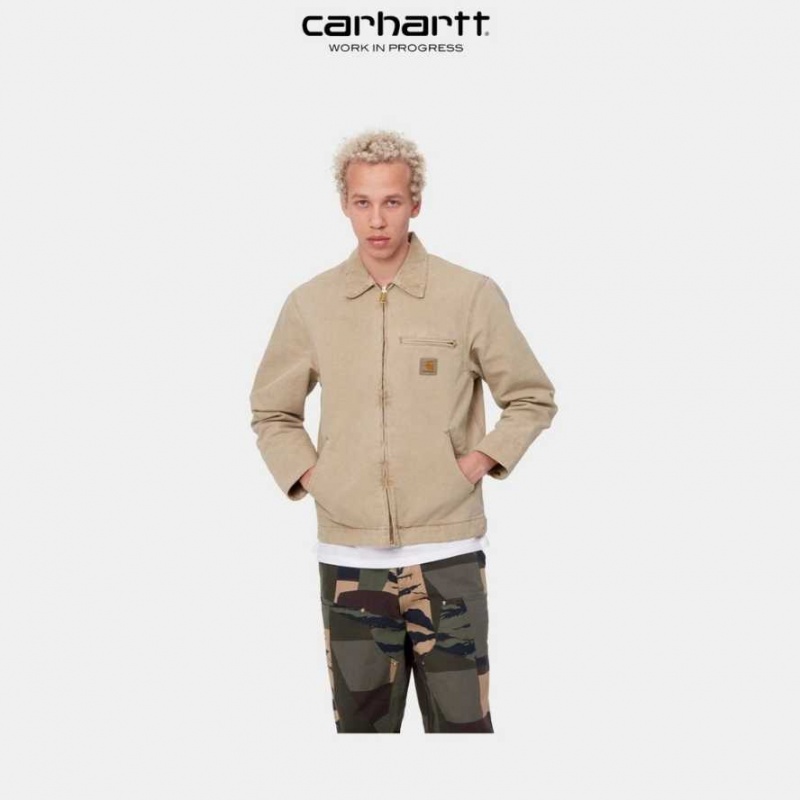 Marron Carhartt Wip Detroit Jacket (Spring) - Danmark FDT-1319211