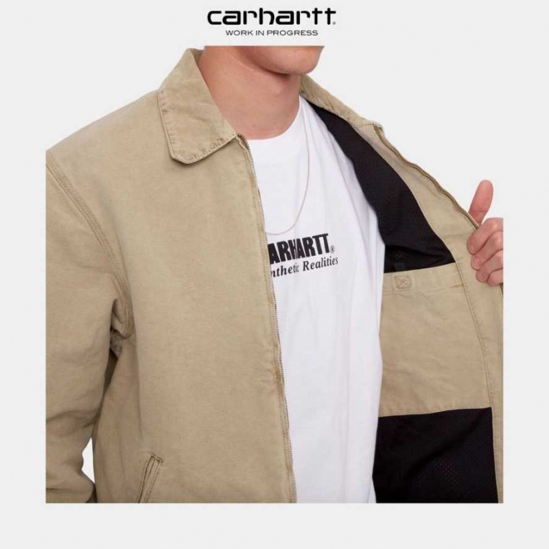 Marron Carhartt Wip Detroit Jacket (Spring) - Danmark FDT-1319211