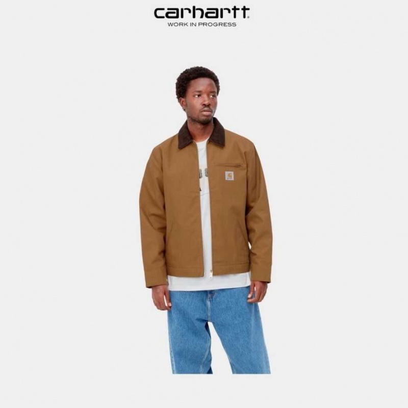 Marron Carhartt Wip Detroit Jacket (D'hiver) - Danmark WGH-4256304