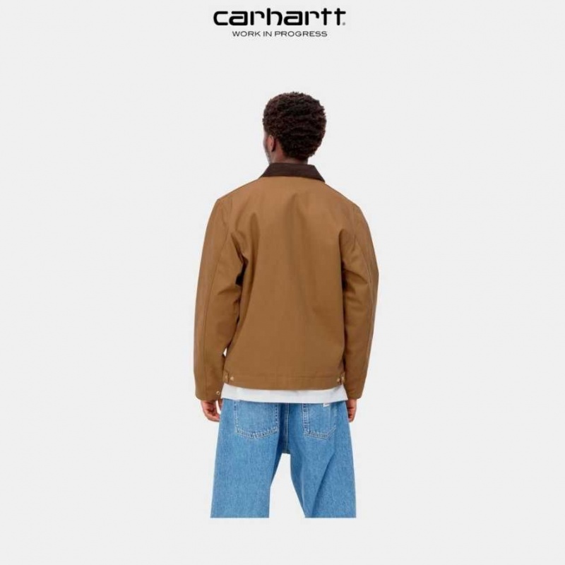 Marron Carhartt Wip Detroit Jacket (D'hiver) - Danmark WGH-4256304