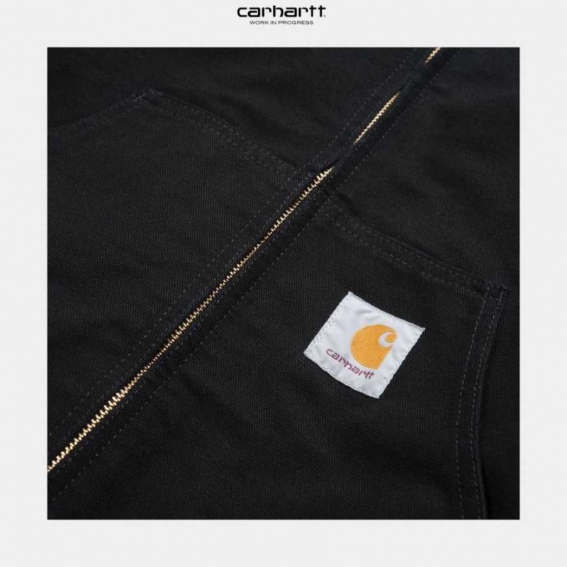 Noir Carhartt Wip Active Jacket (Spring) - Danmark MTY-5433504