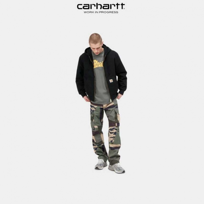 Noir Carhartt Wip Active Jacket (Spring) - Danmark MTY-5433504