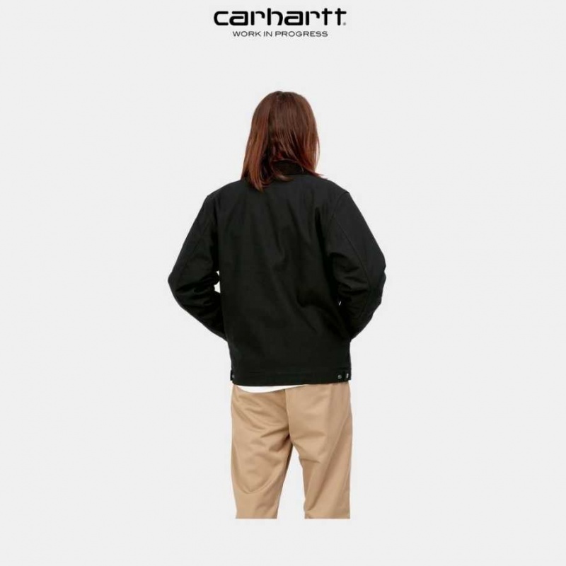 Noir Carhartt Wip Detroit Jacket (D'hiver) - Danmark YYA-6745599