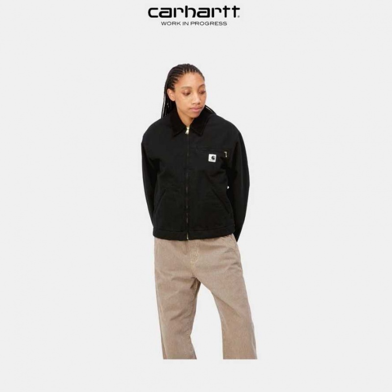 Noir Carhartt Wip Detroit Jacket - Danmark UXG-9230724