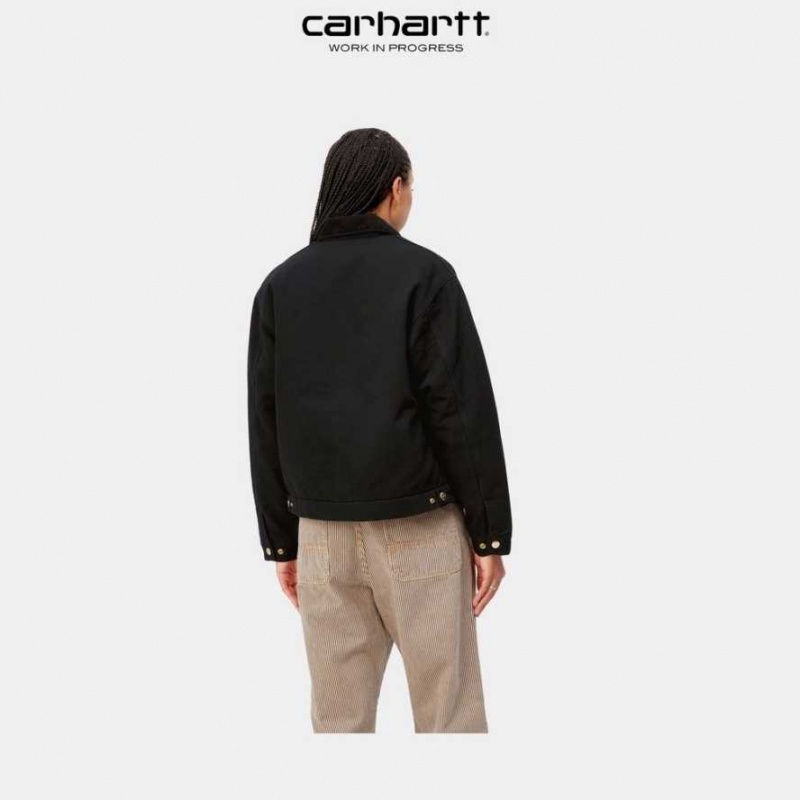 Noir Carhartt Wip Detroit Jacket - Danmark UXG-9230724