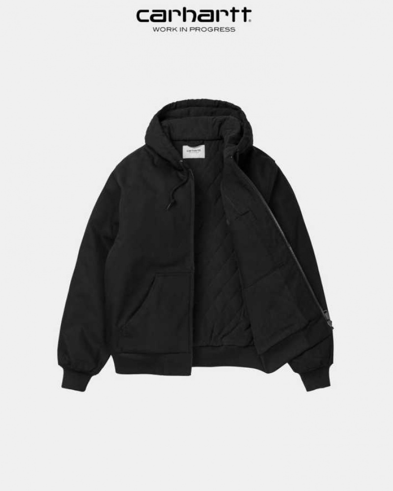 Noir Carhartt Wip Active Jacket (D'hiver) - Danmark MKX-4711254