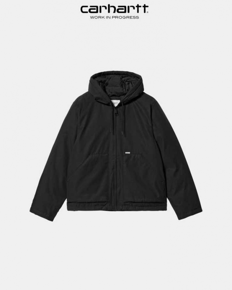 Noir Carhartt Wip Brooke Jacket - Danmark BAE-2690315