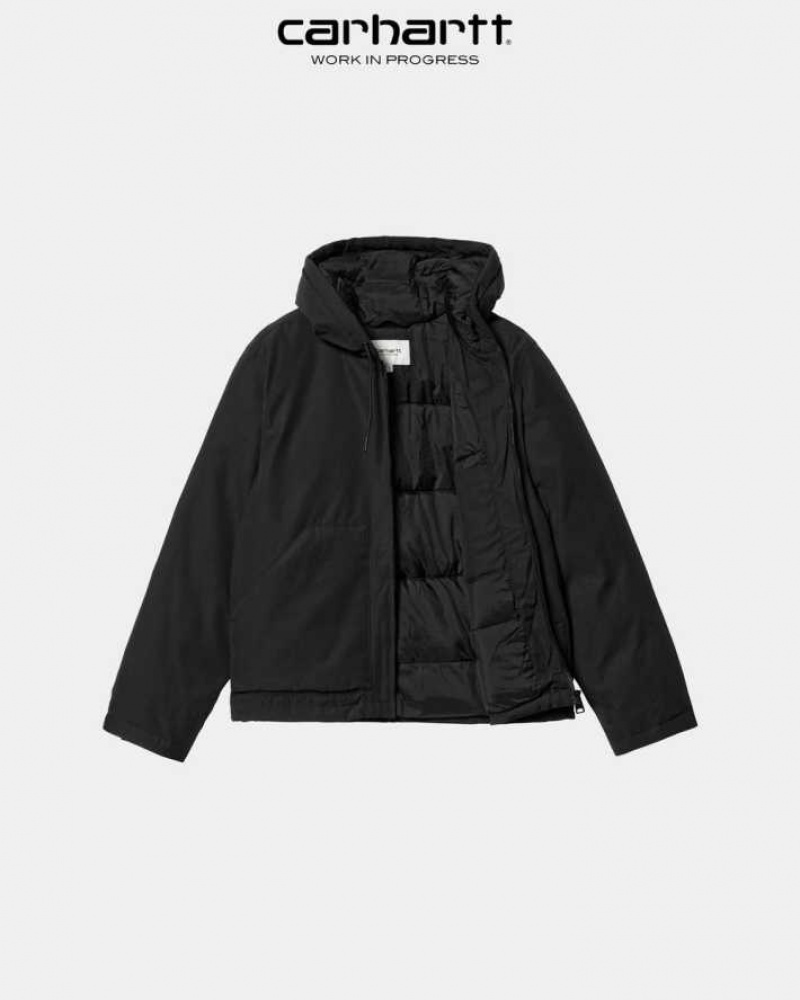 Noir Carhartt Wip Brooke Jacket - Danmark BAE-2690315