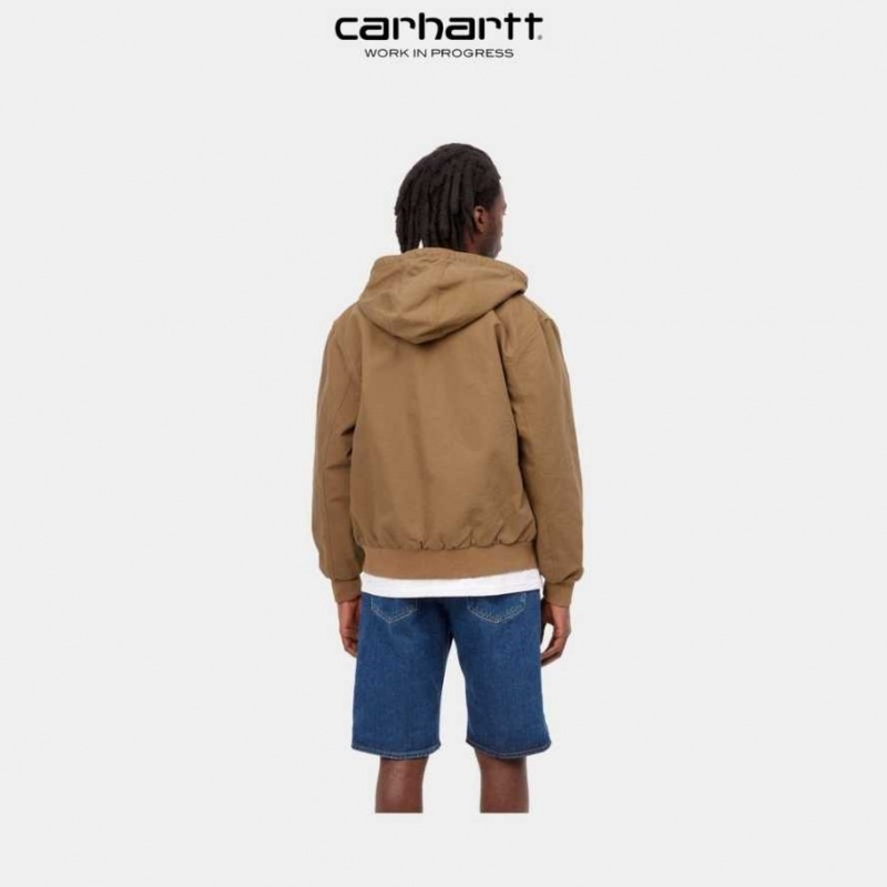 Marron Carhartt Wip Active Jacket (Spring) - Danmark NGI-9382965