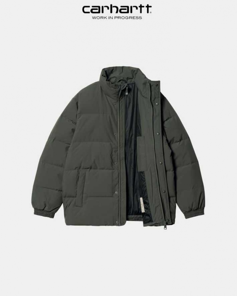 Boxwood Carhartt Wip Danville Jacket - Danmark EWX-3254706