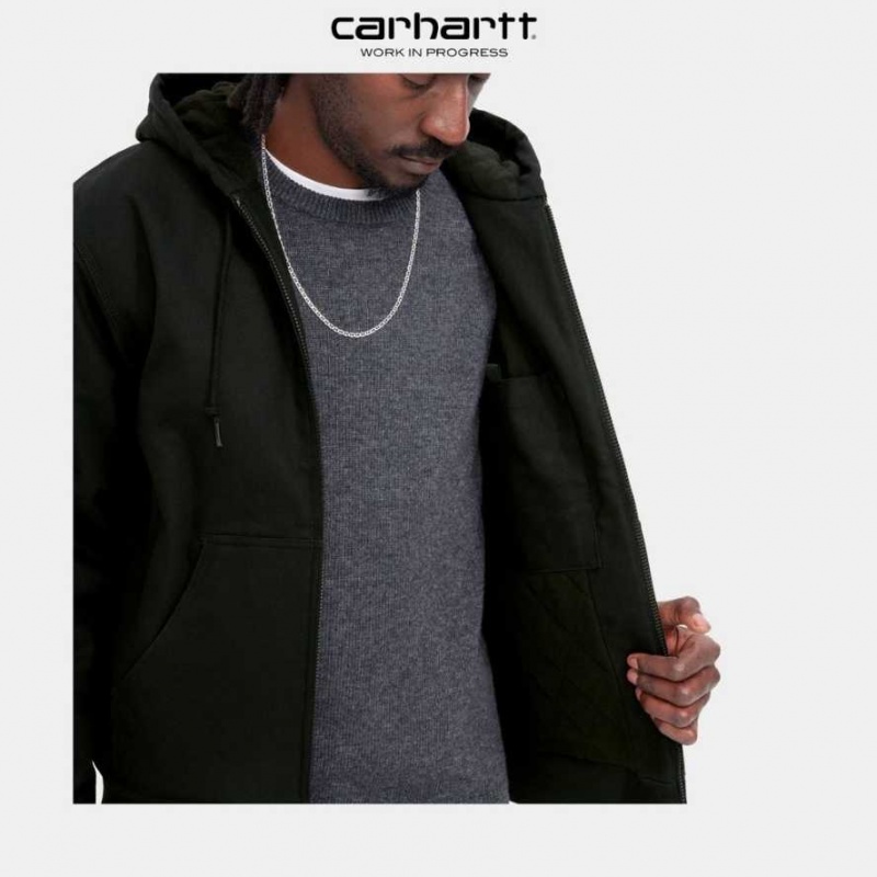 Noir Carhartt Wip Active Jacket (D'hiver) - Danmark MKX-4711254