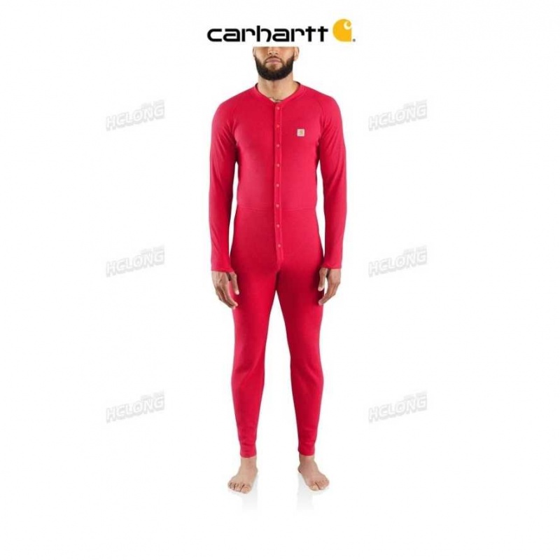 Rouge Carhartt Classiche Coton-Poly Union Suit - Danmark VQR-6732174