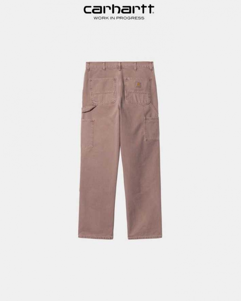 Noir Carhartt Wip Double Knee Pant - Danmark AJW-3482684