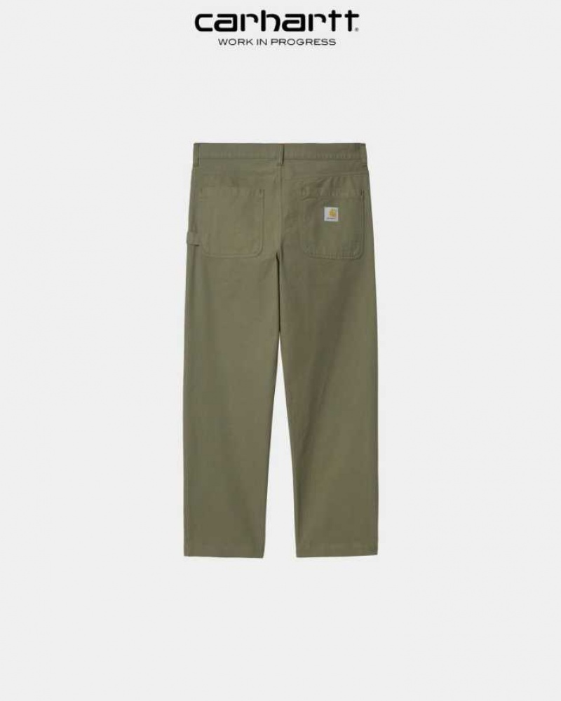 Seaweed Carhartt Wip Wesley Pant - Drill - Danmark LSO-8420492