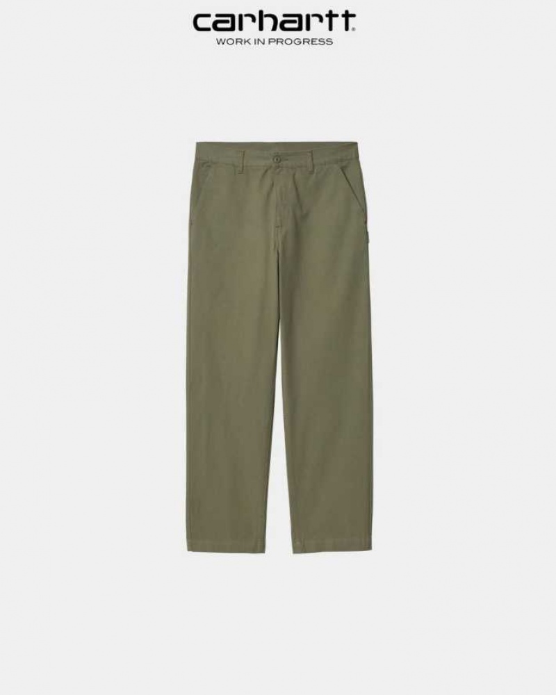 Seaweed Carhartt Wip Wesley Pant - Drill - Danmark LSO-8420492