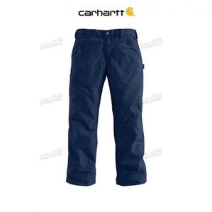 Bleu Marine Carhartt Loose Fit Tela Utility Travail Pant Bleu - Danmark OVU-8889424