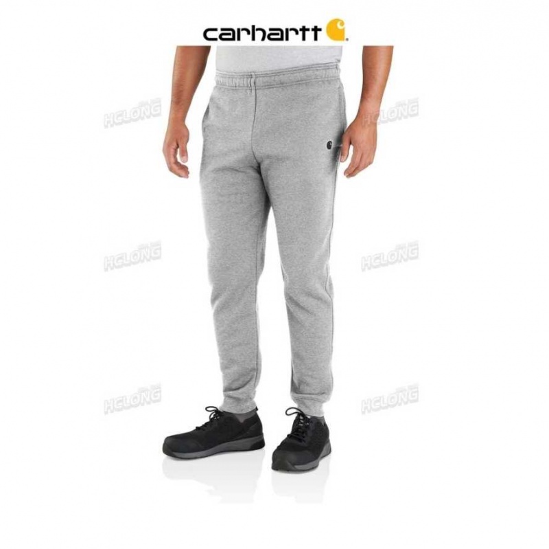 Heather Gray Carhartt Relaxed Fit Midweight Tapered Sweatpant Heather - Danmark FQP-8134225