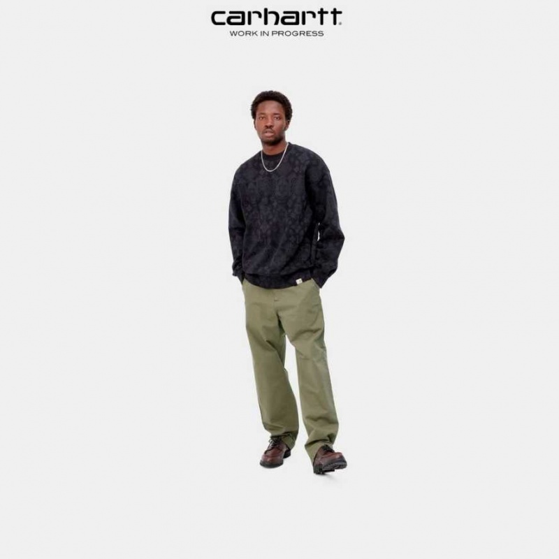 Seaweed Carhartt Wip Wesley Pant - Drill - Danmark LSO-8420492